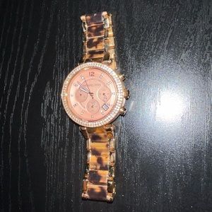 Michael Kors Womens Tortoise Watch